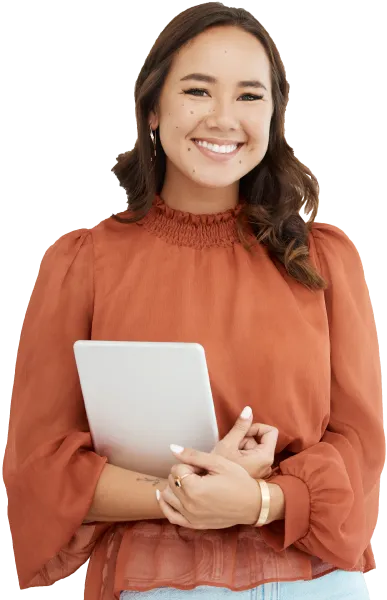 hr lady facilitating warehouse labour hire process